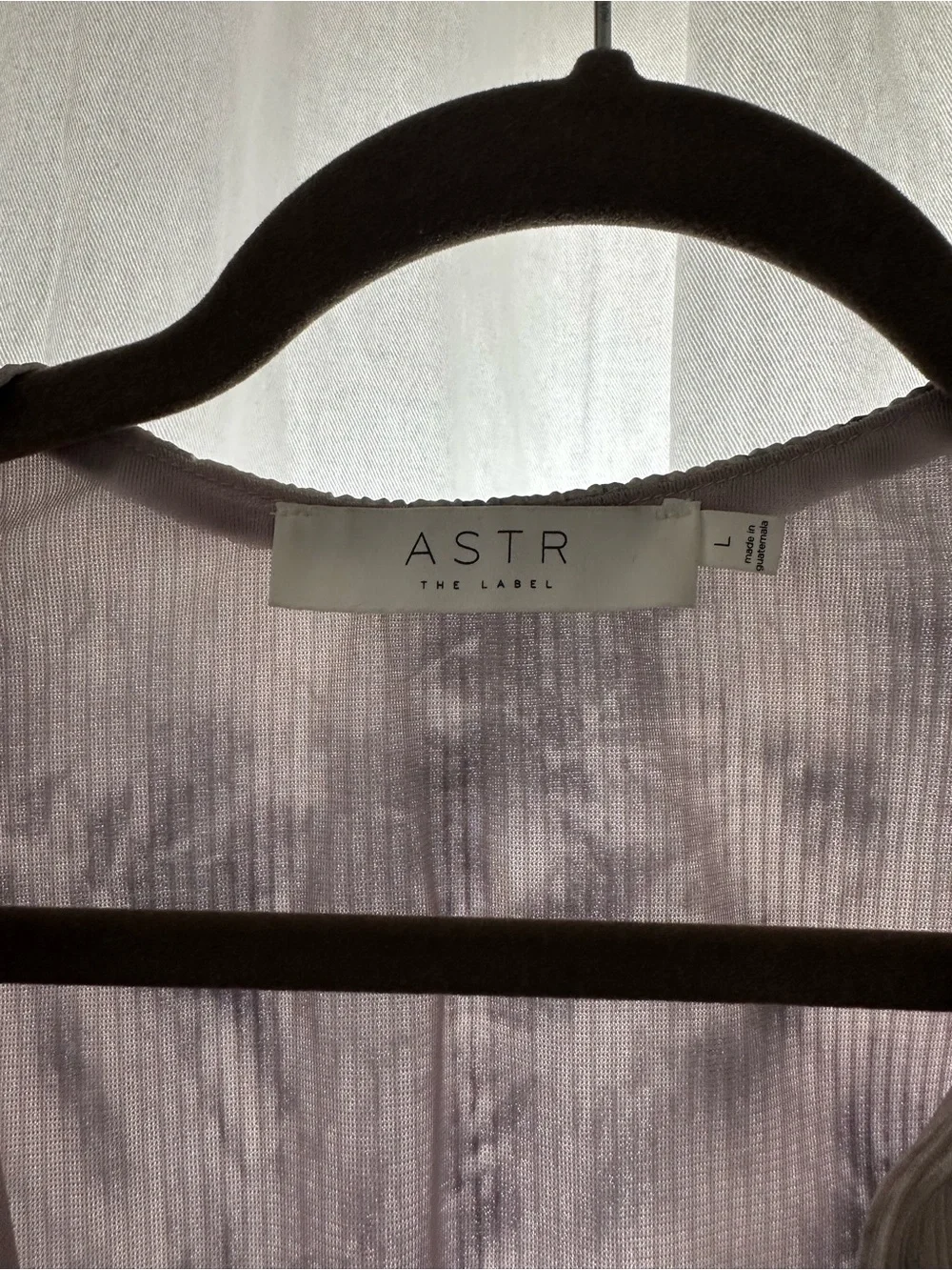 Astr label pleated